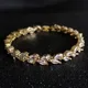 SISSLIA Round Zirconia Crystal Tennis Bracelets for Women New Fashion Hip Hop Style Dazzling Link Chain Jewelry BP061