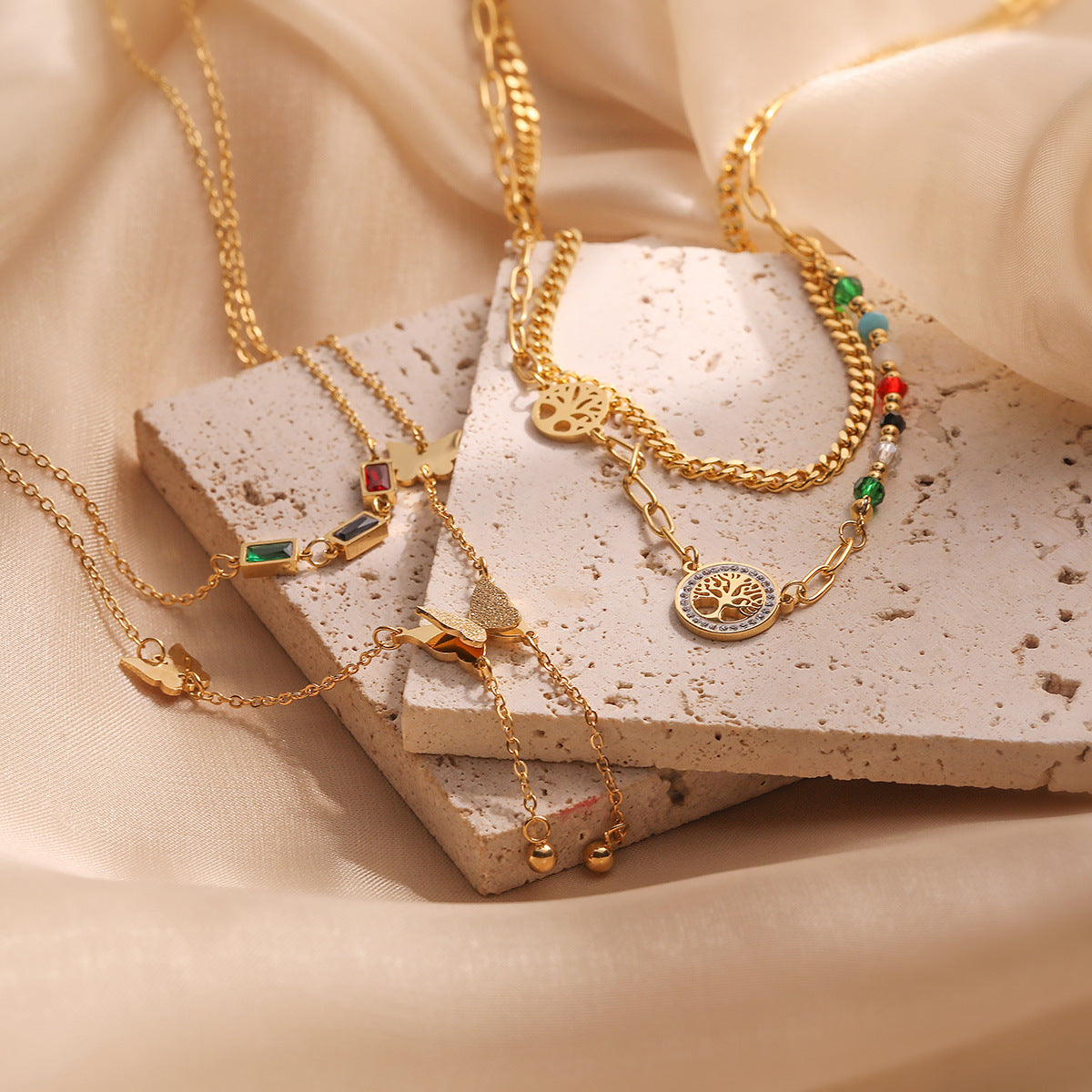 SISSLIA High Quality Unique Fashion Exquisite Workmanship Jewelry Butterfly Necklace For Women 2024 Trend Necklaces