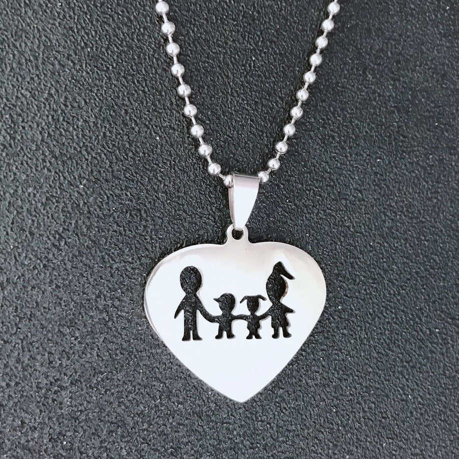 SISSLIA Sliver Plated Pendant Necklaces For Womens Lover Jewelry Heart Necklace