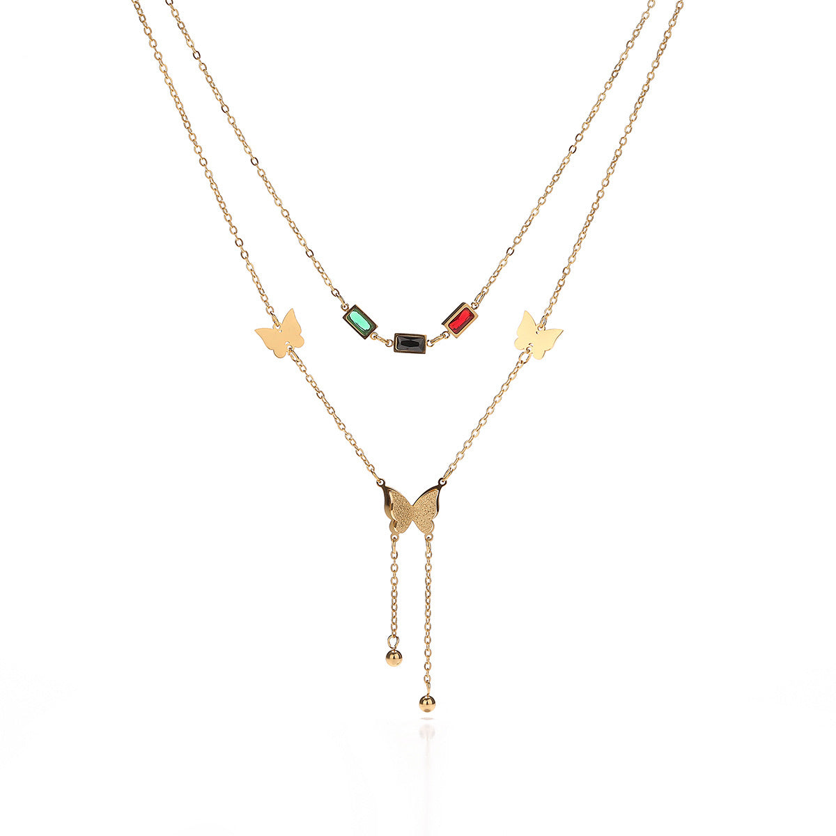 SISSLIA High Quality Unique Fashion Exquisite Workmanship Jewelry Butterfly Necklace For Women 2024 Trend Necklaces