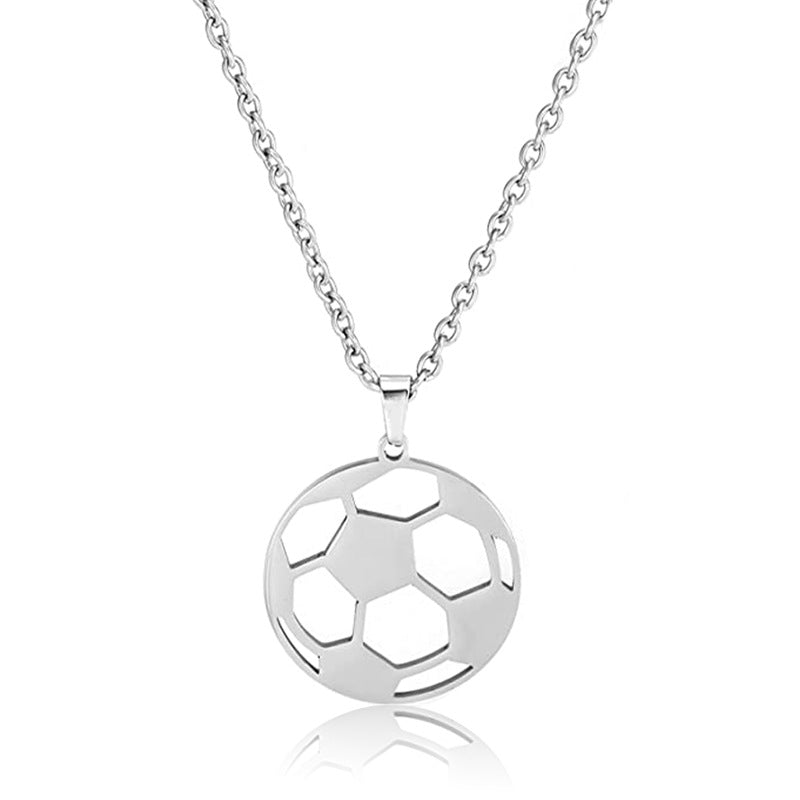 SISSLIA Personalized Customized Sports Name Pendant Necklace Basketball Text Nameplate Girlfriend