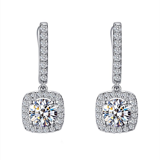 Zircon Stud Earrings For Women