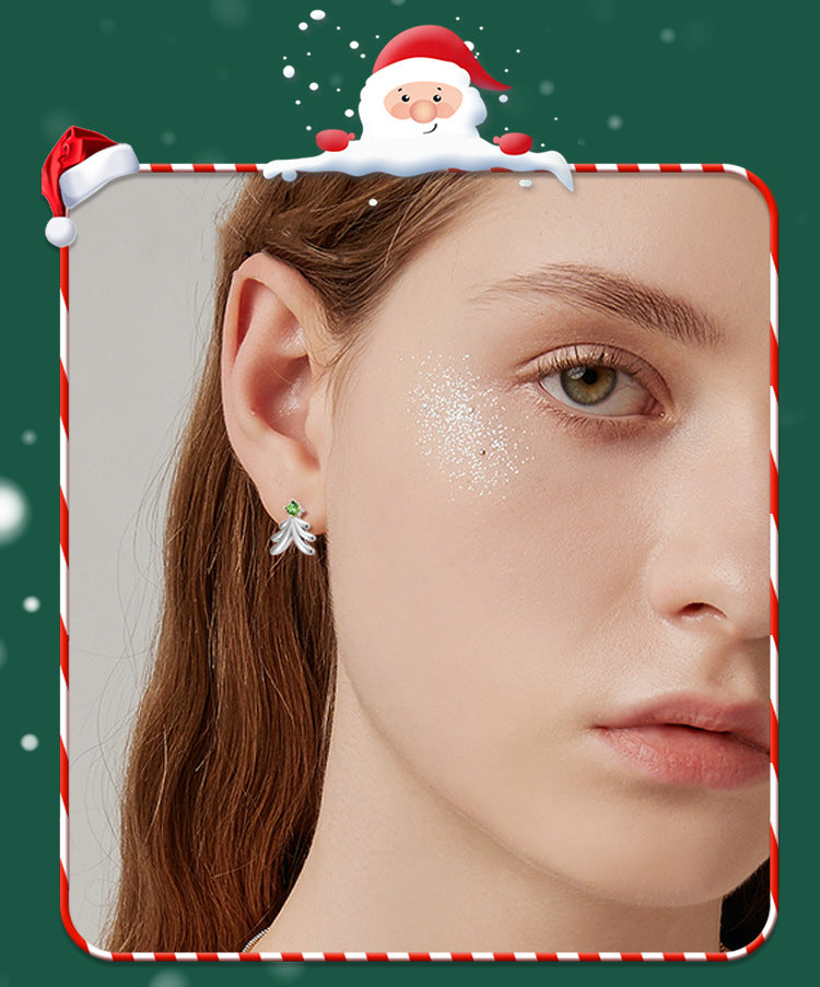 SIsslia 2024 The Latest Christmas Gold and Silver Hop Fashion High Quality Earrings