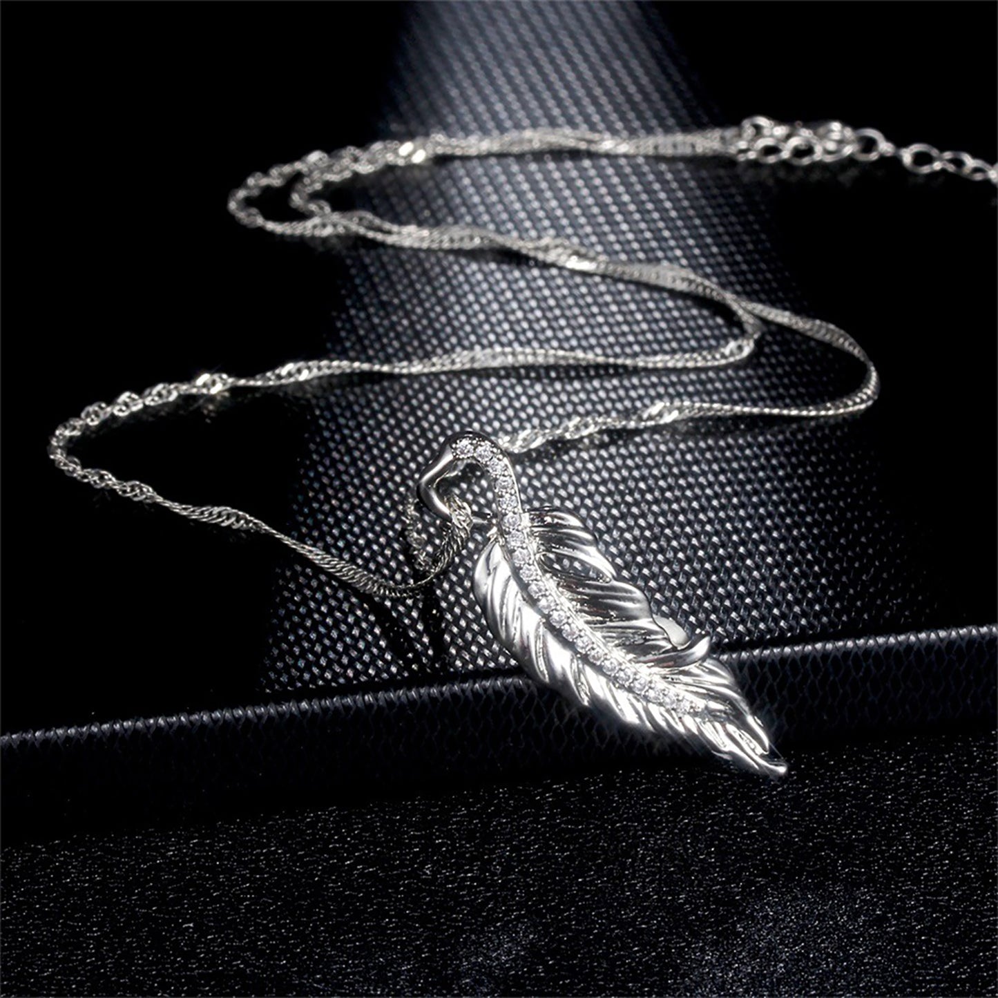 Stainless Steel leaves Necklace