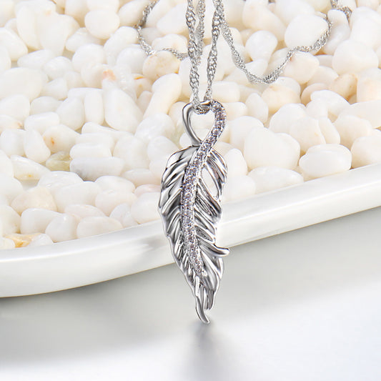 Stainless Steel leaves Necklace
