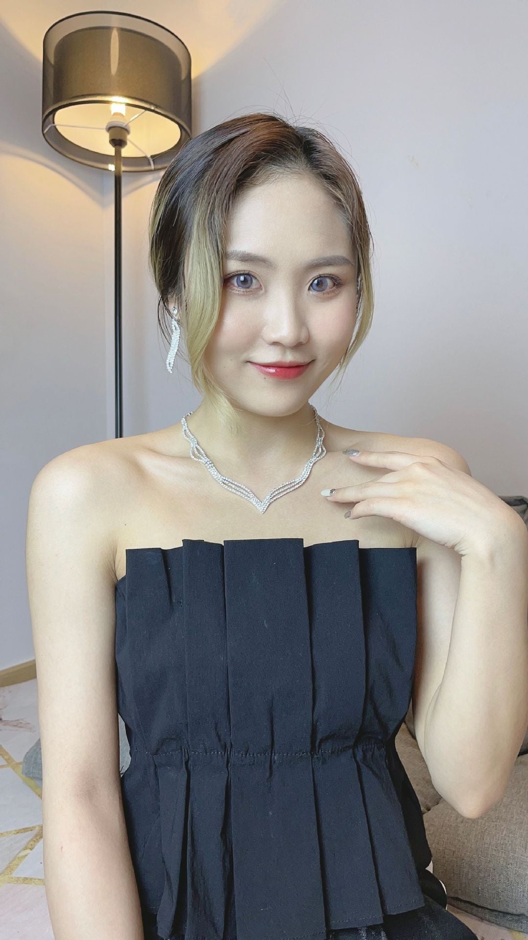 SISSLIA Wholesale Bridal Necklace And Earrings Set Wedding Jewelry Sets For Brides Necklaces For Women