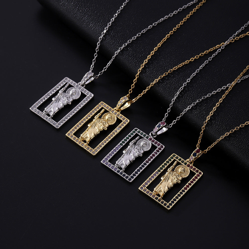 Pattern Hip Hop Necklace