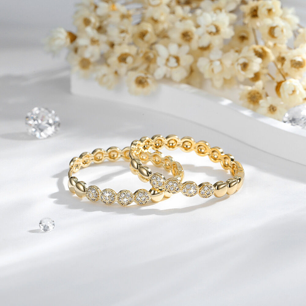 SISSLIA 14k Gold Plated Pave Zircon Copper Stainless Steel Earrings Hypoallergenic Waterproof Wholesale Jewelry