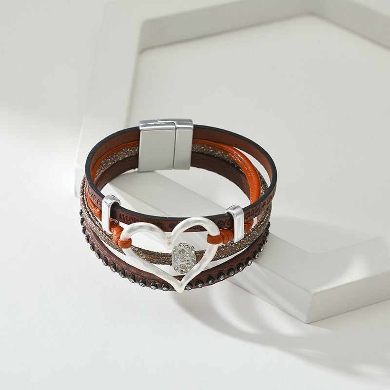 Heart Shape Cuff Bracelet