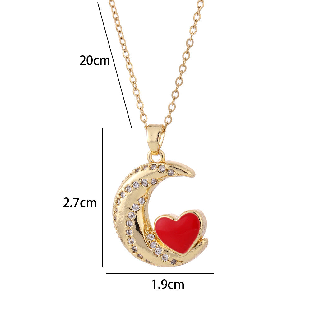 Signet Lock Heart Necklace