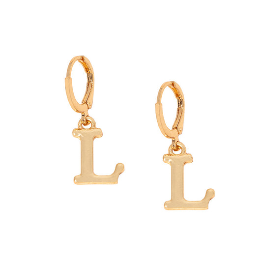 Letter Dangling Earring