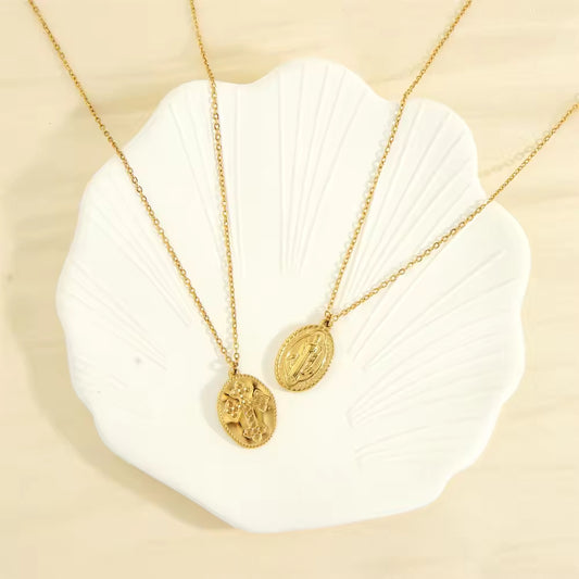 All categories Featured selections Trade Assurance Buyer Central Help Center Get the app Become a supplier SISSLIA New Trendy 18k Gold Plated Coin Necklace Disc Round Circle Pendant Necklace For Women