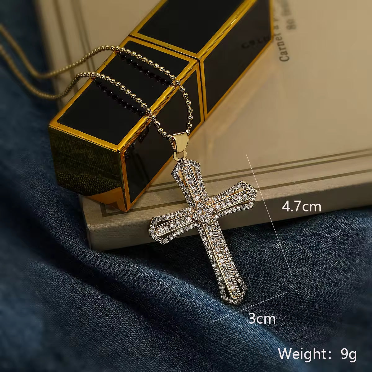 SISSLIA Creative Copper Zircon Cross Pendant Necklaces Fashion Women Girls Jewelry Party Birthday Gifts