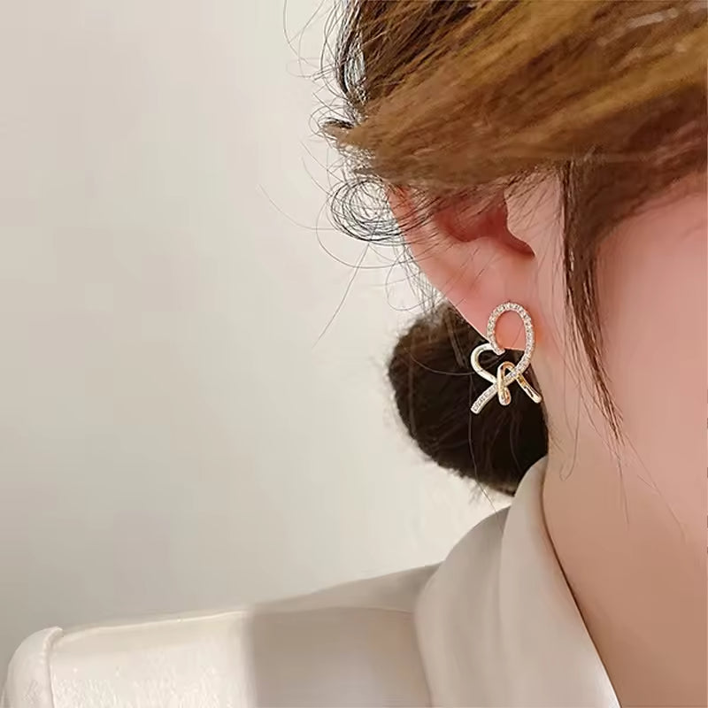 Wholesale Korean Temperament Tassel Long Trendy Fashion Design Earrings Party Jewelry Valentine's Day Gifts