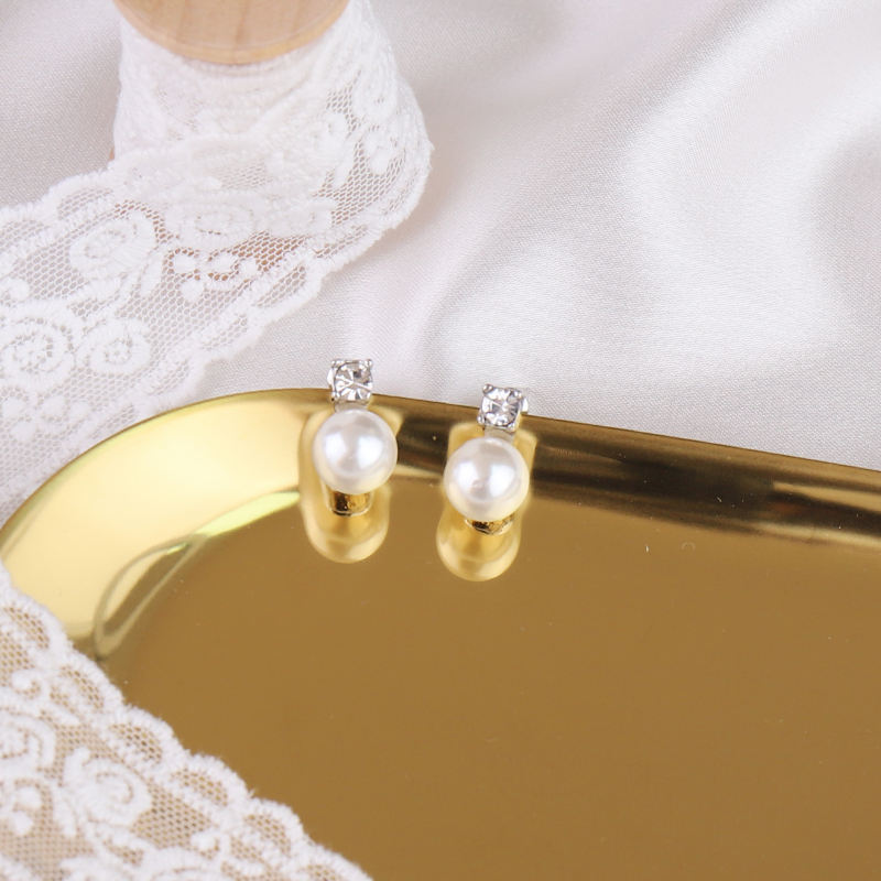 Designer Pearl Earrings Vintage Circle Earrings For Women Punk Irregular Baroque Imitation Pearl Earring Round Long Drop Dangle