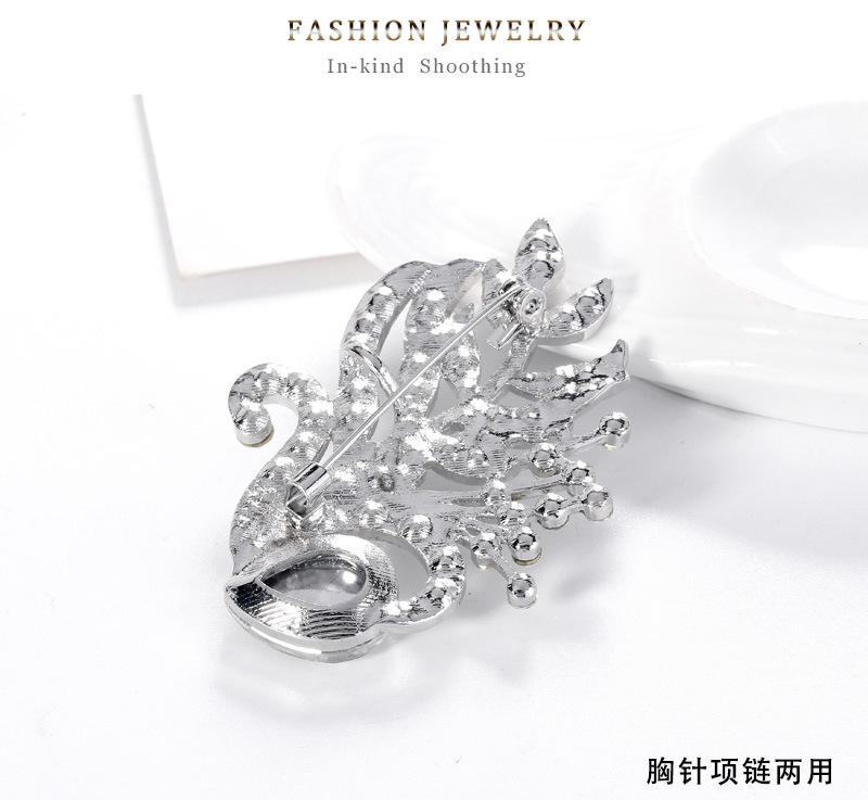 Factory Supply Fin Brooches Women Custom Poppy Brooches Fashion Lapel Pin Flower Brooch