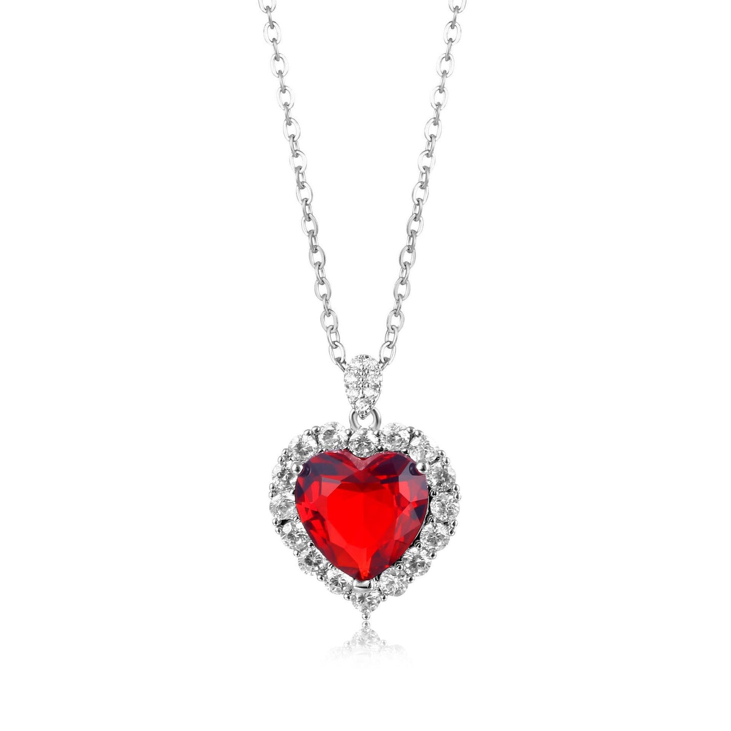 Zircon Heart Necklace