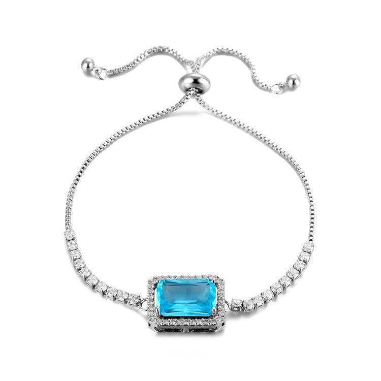 Rectangular Zircon Bracelet