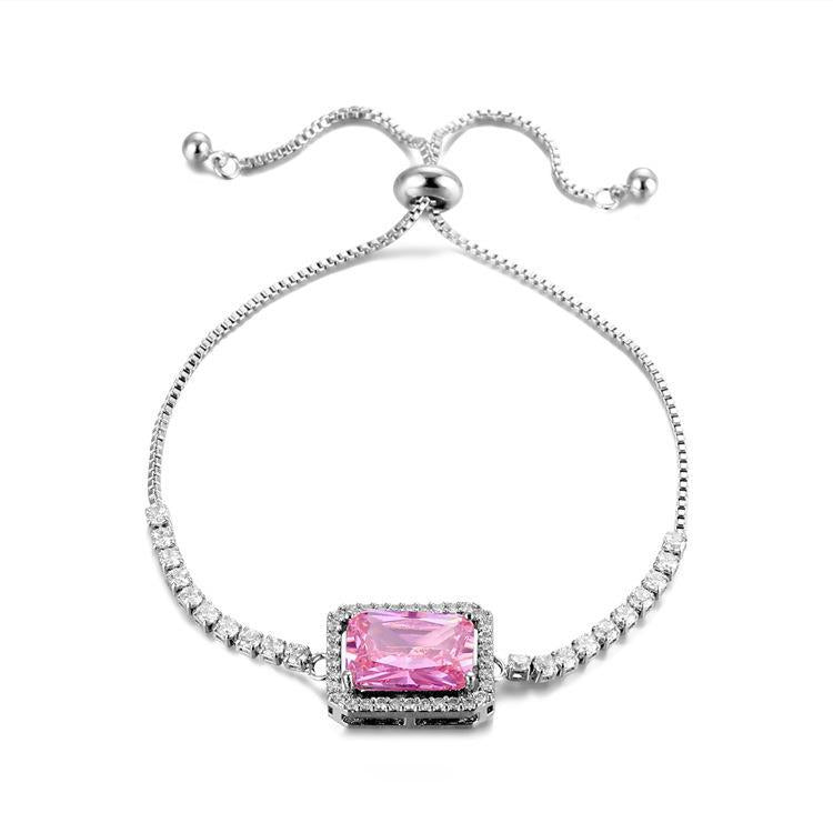 Rectangular Zircon Bracelet