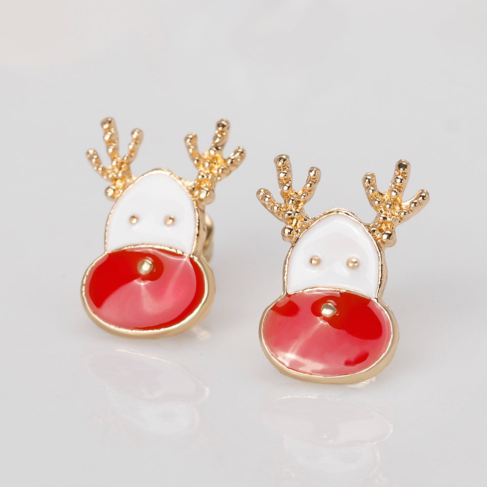 Christmas Elk  Earrings