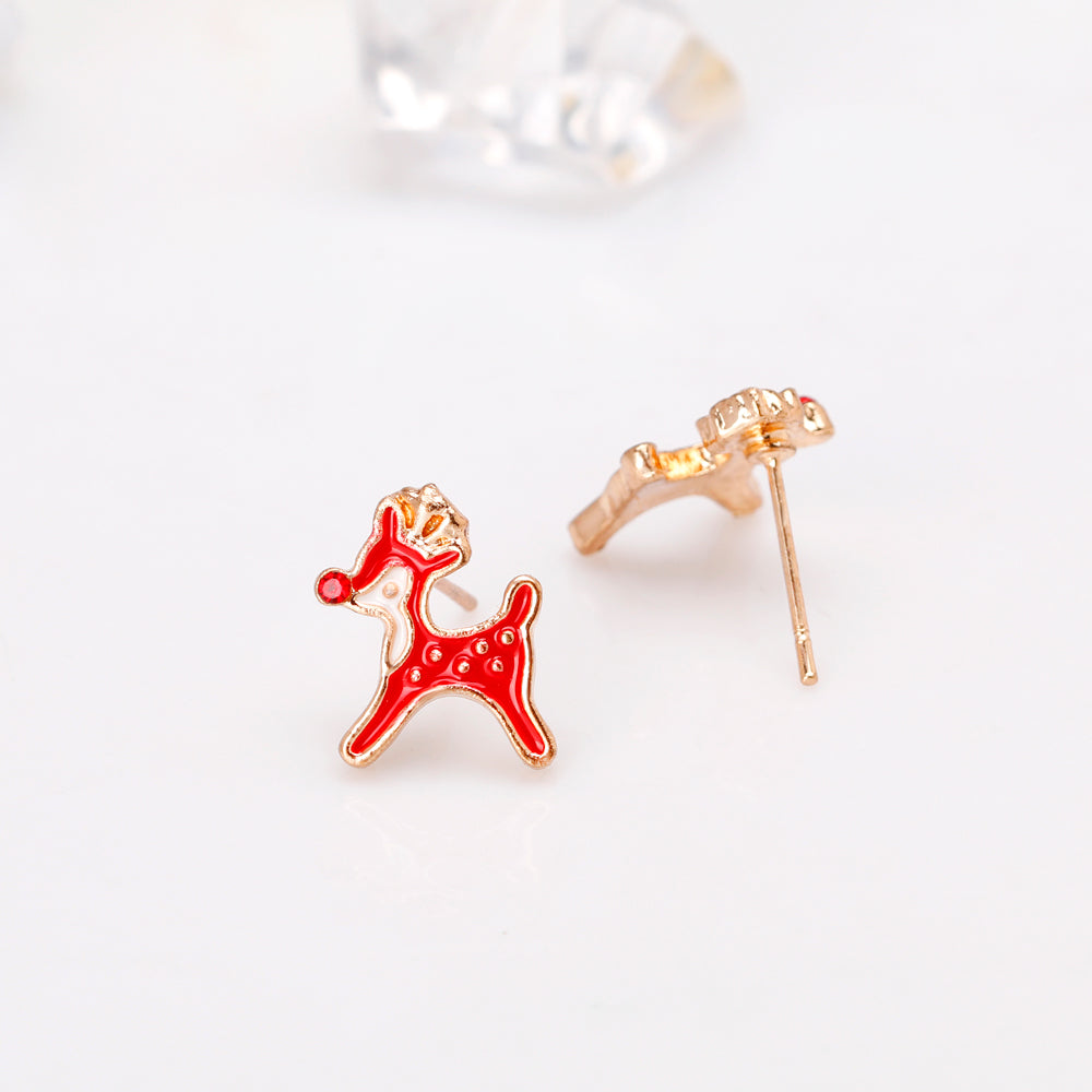 Fashion Oil Deer Earrings