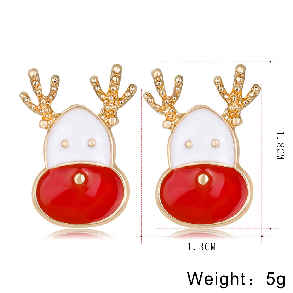 Christmas Elk  Earrings
