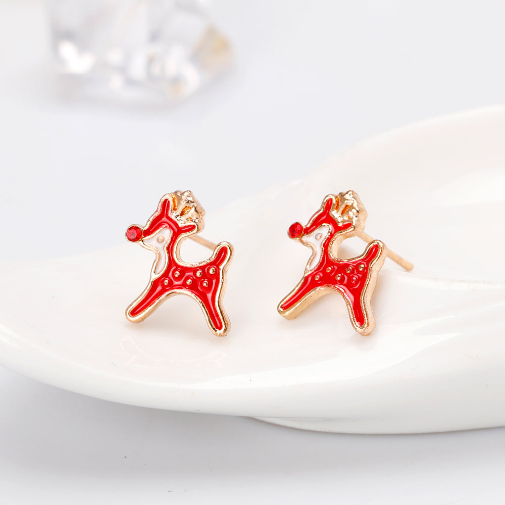 Fashion Oil Deer Earrings