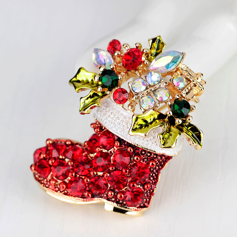 Christmas Stocking Brooch