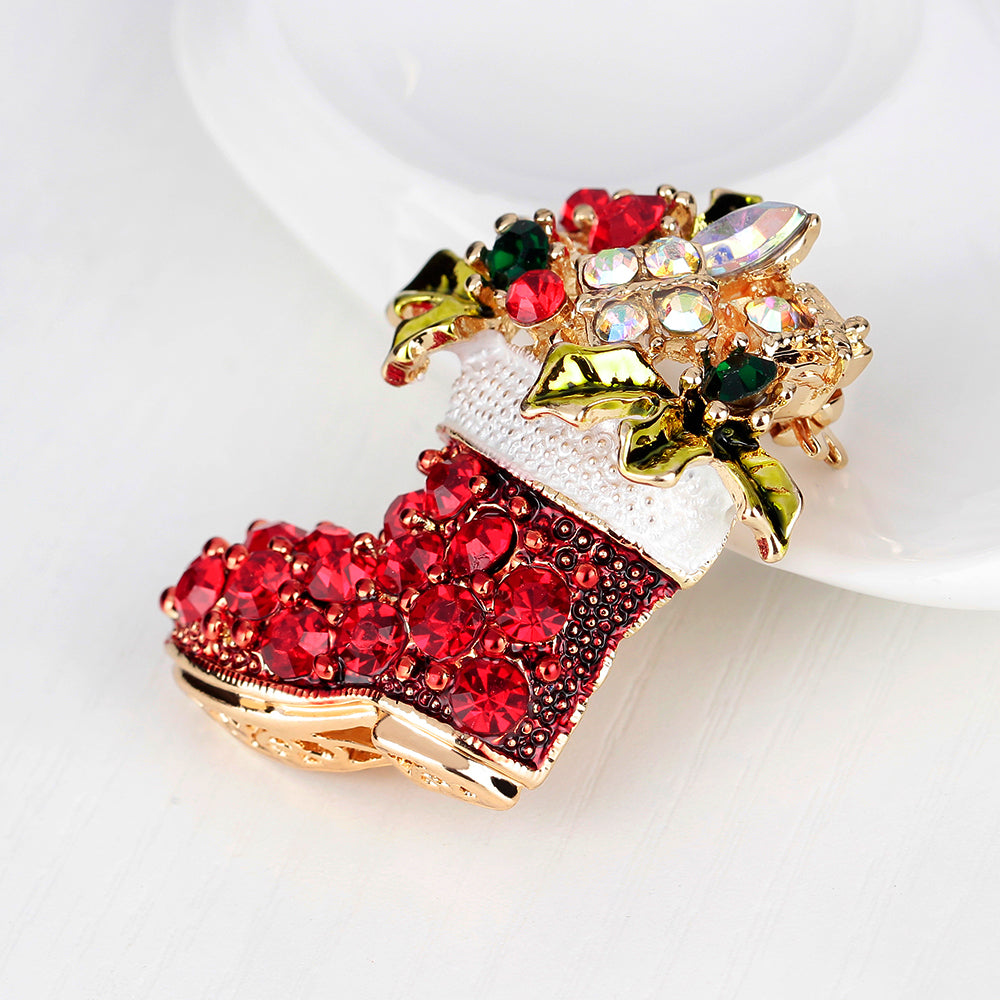 Christmas Stocking Brooch