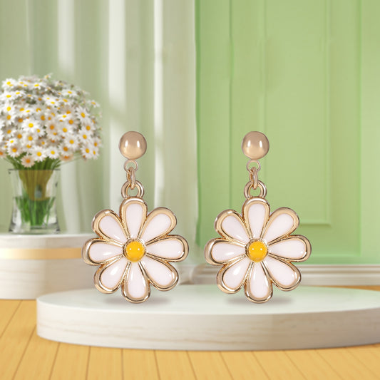 925 Silver Flower Stud Earrings
