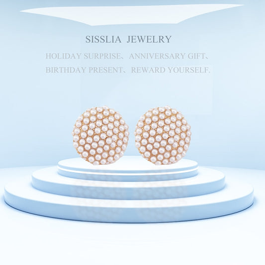 Pearl Earrings S925 Sterling Silver Earrings