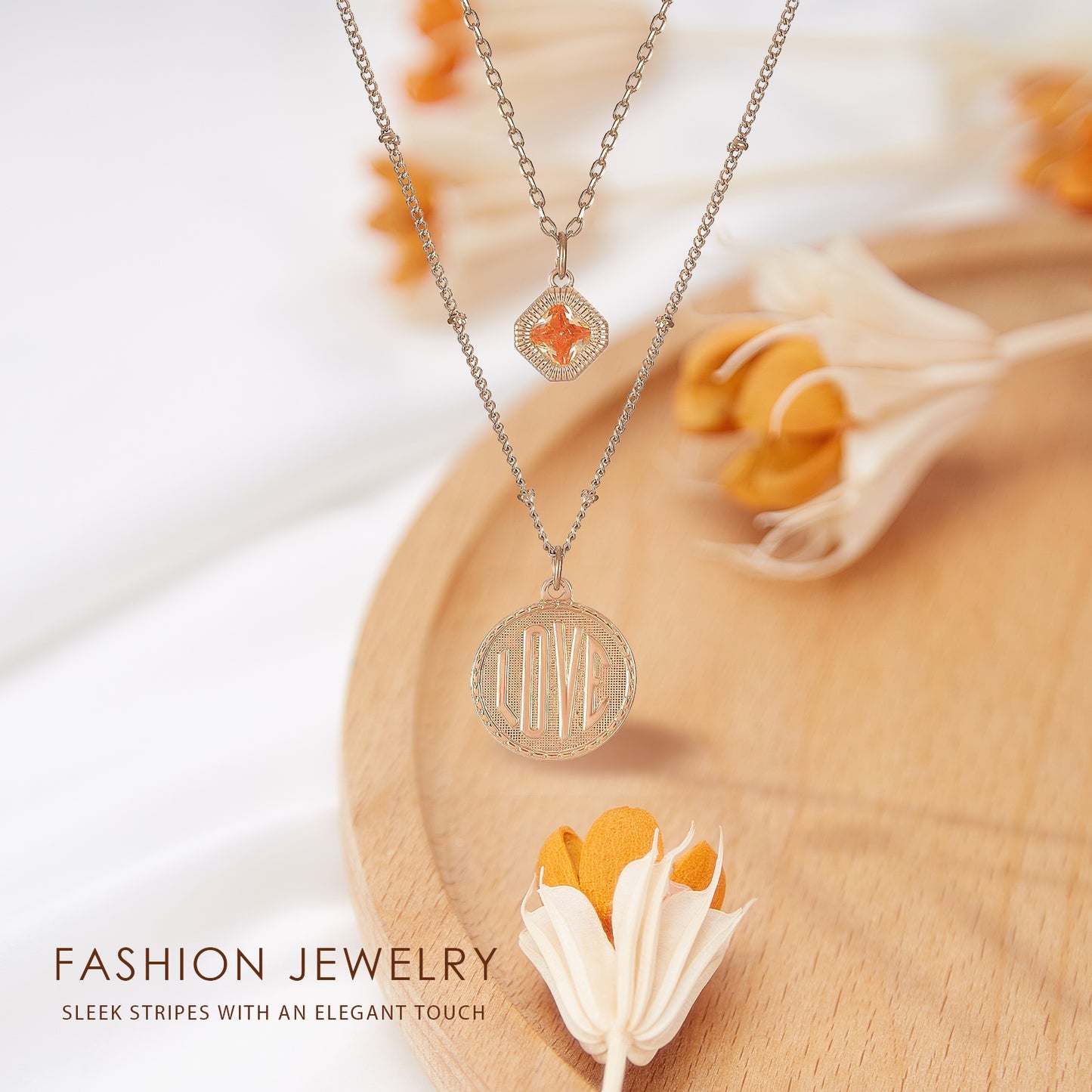 Fashion Double Chain Necklaces