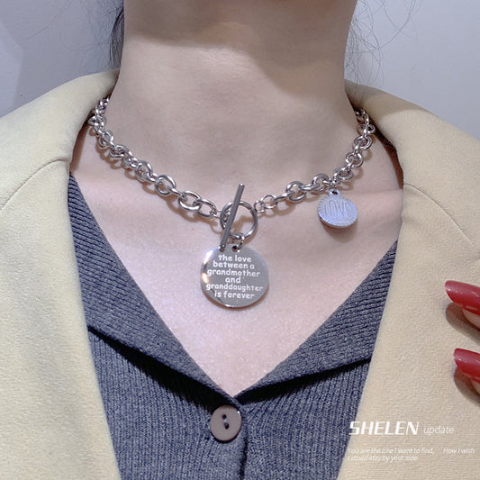 Hip-Pop Style Alphabet Necklace