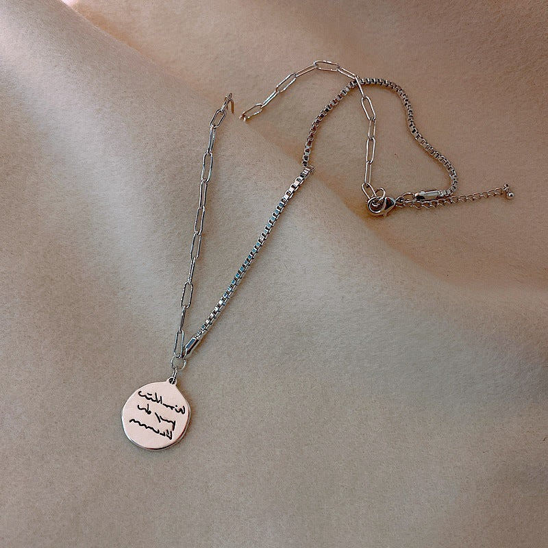 Stainless Steel Coin necklace