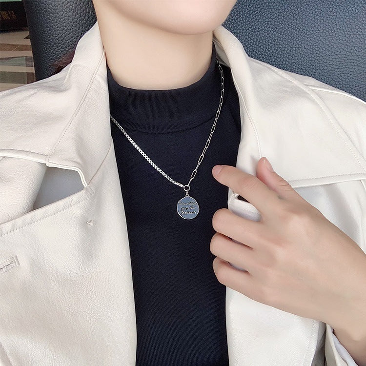 Stainless Steel Coin necklace