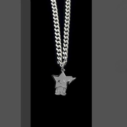 SISSLIA Flower Pendant Necklacaes For Women Multilayer Geometric Jewelry Trendy Alloy Chain Necklace