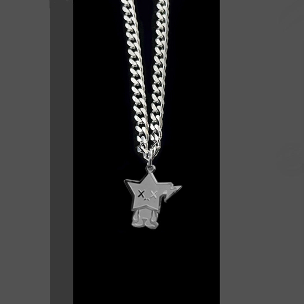 SISSLIA Flower Pendant Necklacaes For Women Multilayer Geometric Jewelry Trendy Alloy Chain Necklace