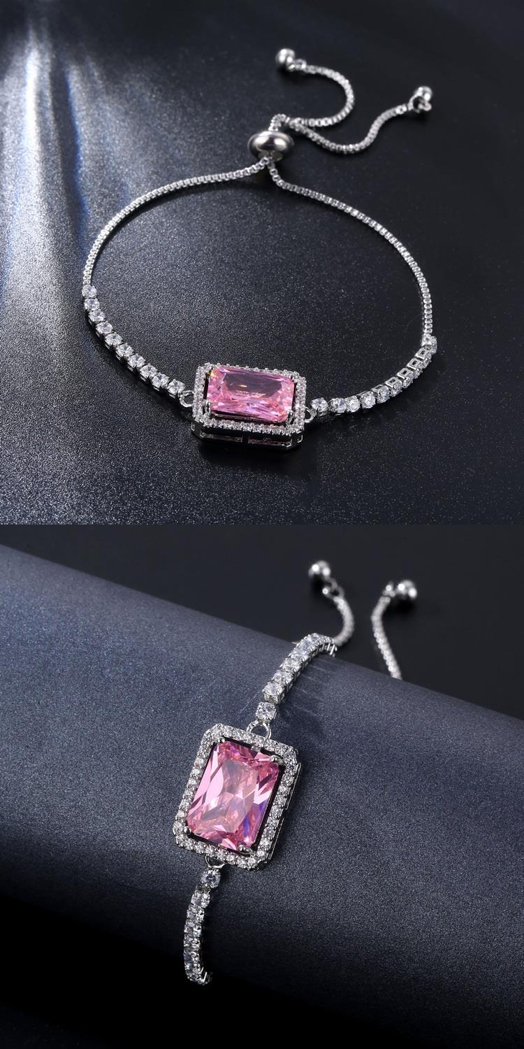 Rectangular Zircon Bracelet