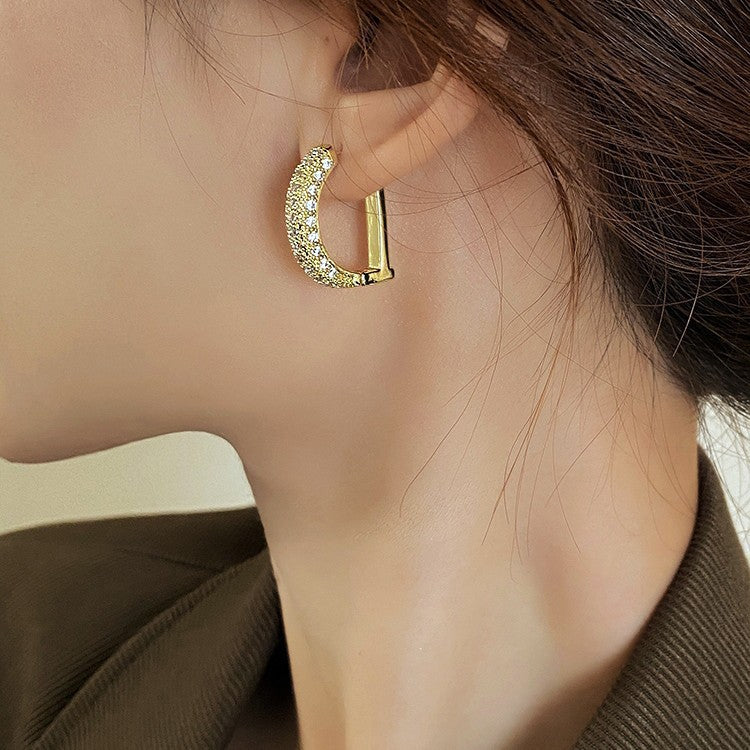 Letter D Earrings For Women