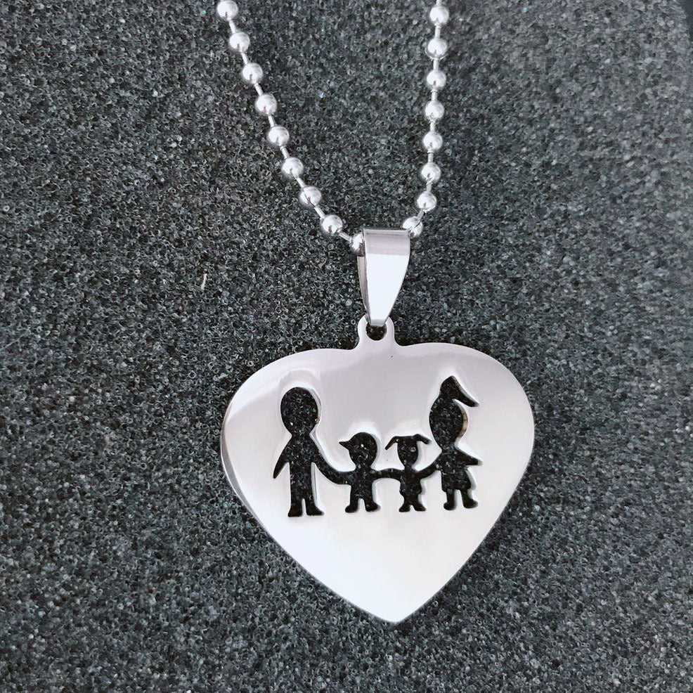 SISSLIA Sliver Plated Pendant Necklaces For Womens Lover Jewelry Heart Necklace