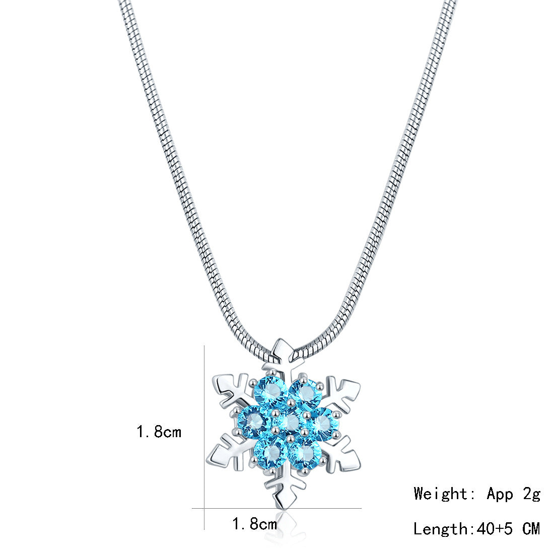 Snowflake Pendant Necklace