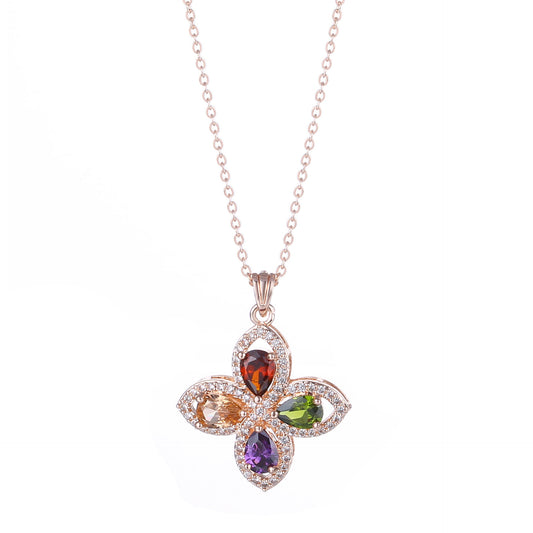 Devil's Eye Copper Alloy Necklace