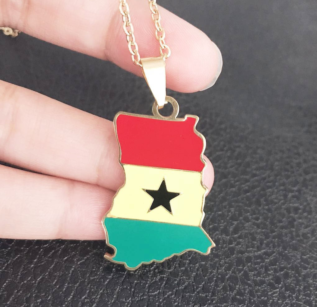 SISSLIA Hip-hop Pendant Necklace Jewelry Golden Color Stainless Steel Chain For Women