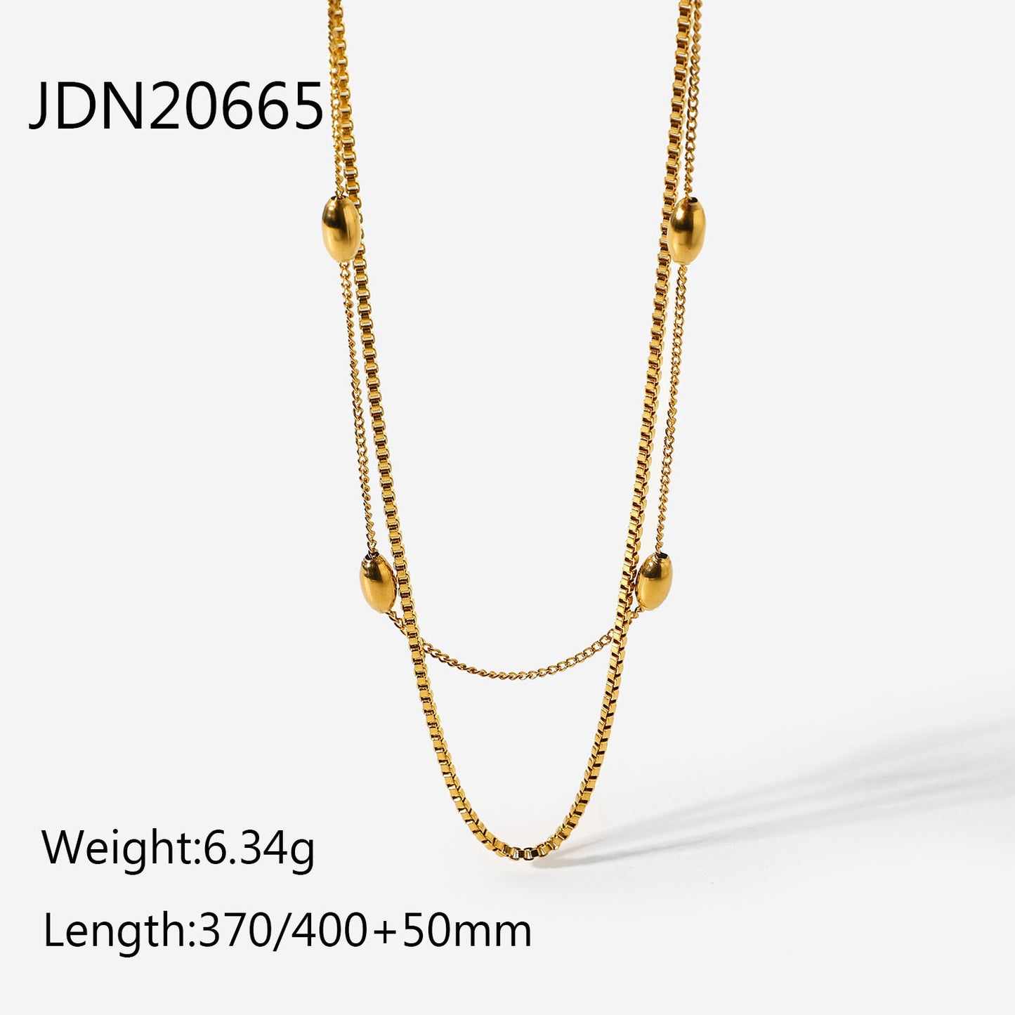 SISSLIA Trend Retro Simple Personality Senior Gold-Plated Multi-Layer Collarbone Choker for Women