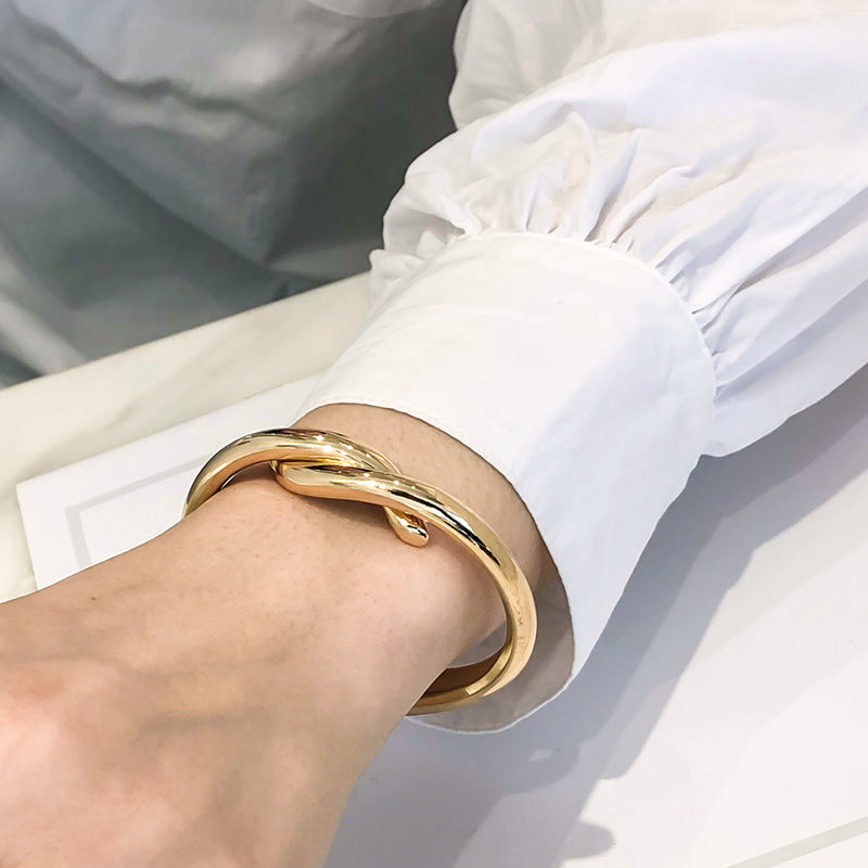 Zinc Alloy Geometric Bracelet
