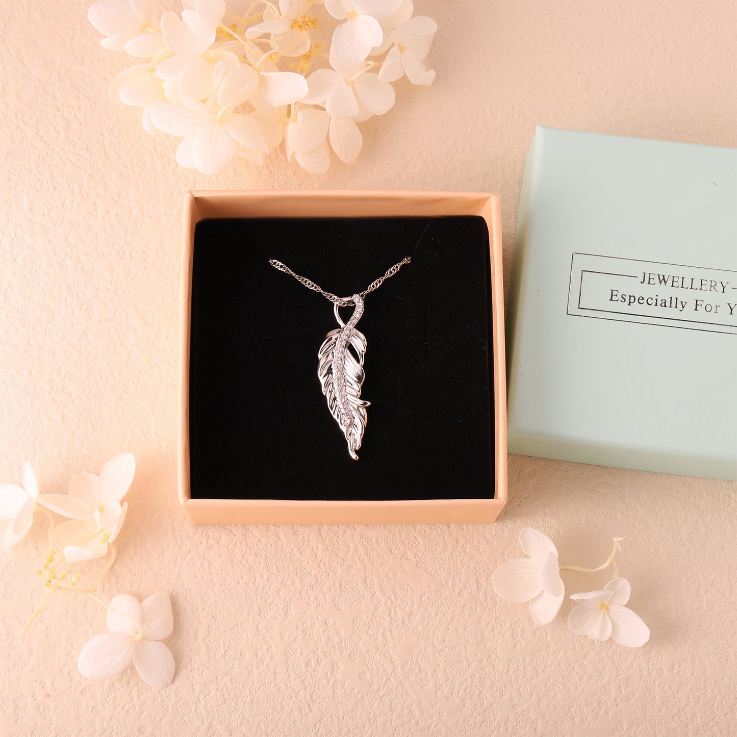 Stainless Steel leaves Necklace