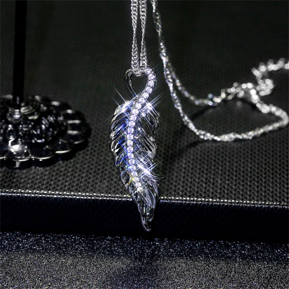 Stainless Steel leaves Necklace