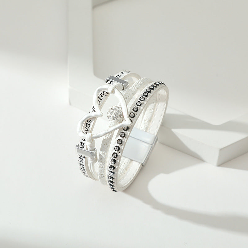 Heart Shape Cuff Bracelet
