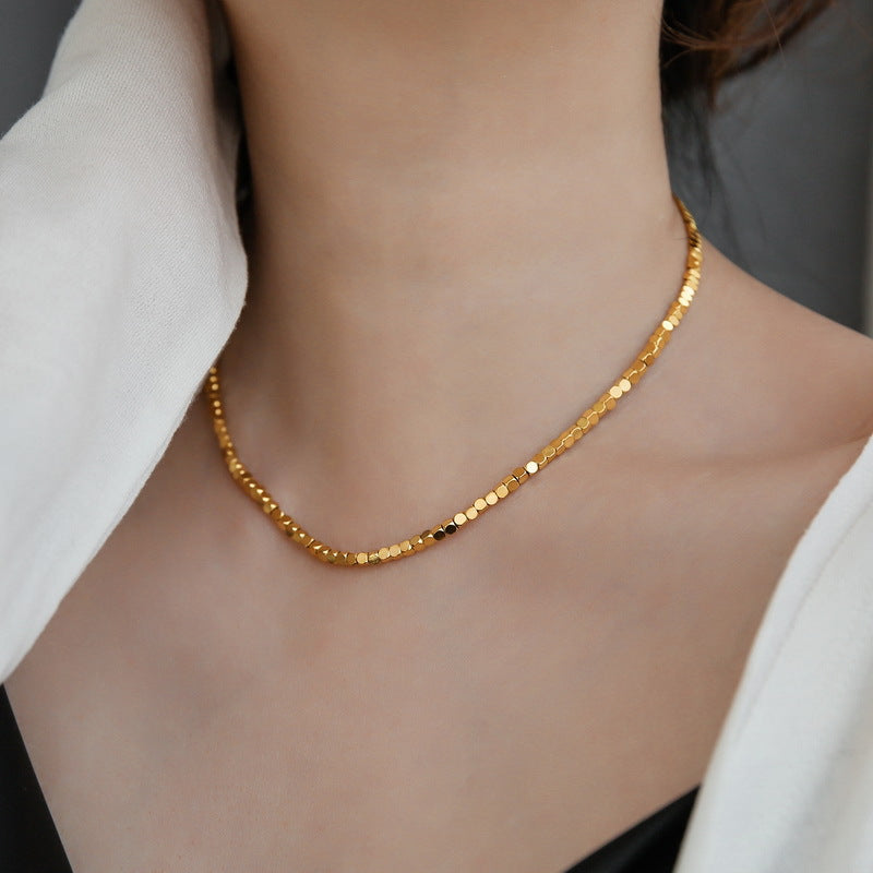 Square Beaded Chokers Necklaces