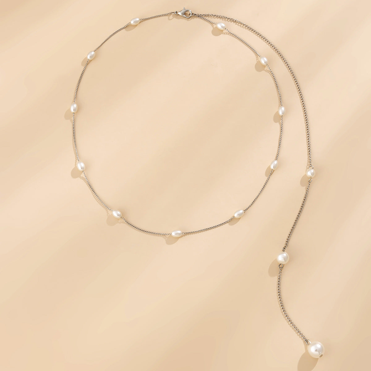 Clavicle Chain pearl Necklace